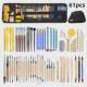 陶艺工具61件套装 软陶泥塑造型雕刻刀点硅胶压痕钻笔粘土工具