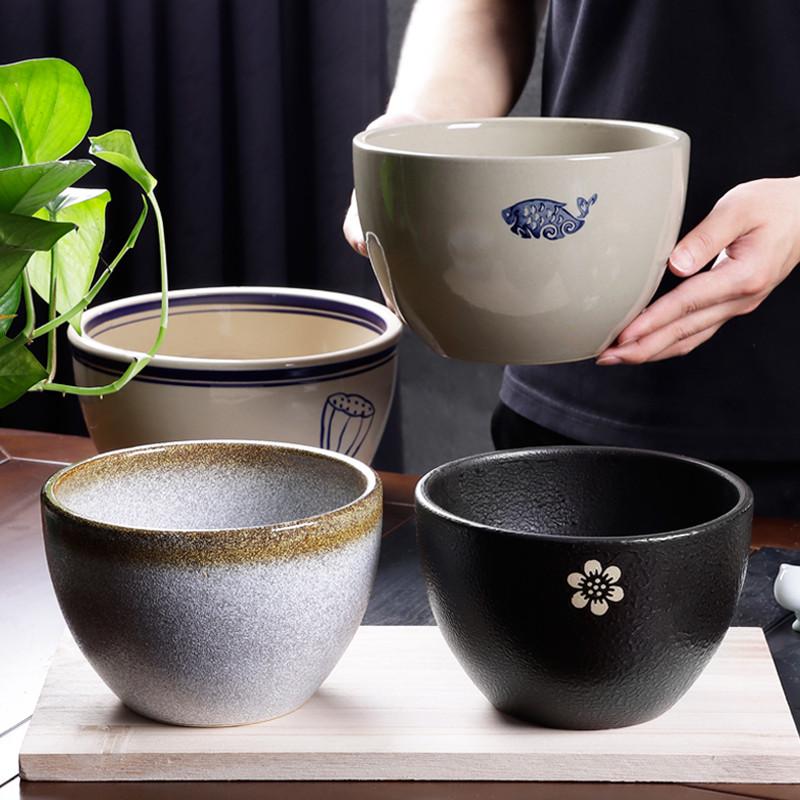 钵钵鸡容器家用大碗火锅店料碗碗莲碗拉面碗餐具大号汤碗汤盆粗瓷