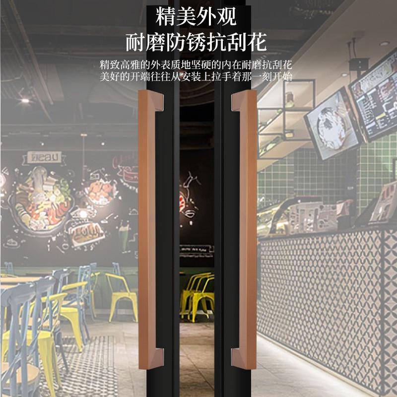 热销现代玻璃门木门拉手加厚不锈钢推拉门把手有无框门大拉手黑色