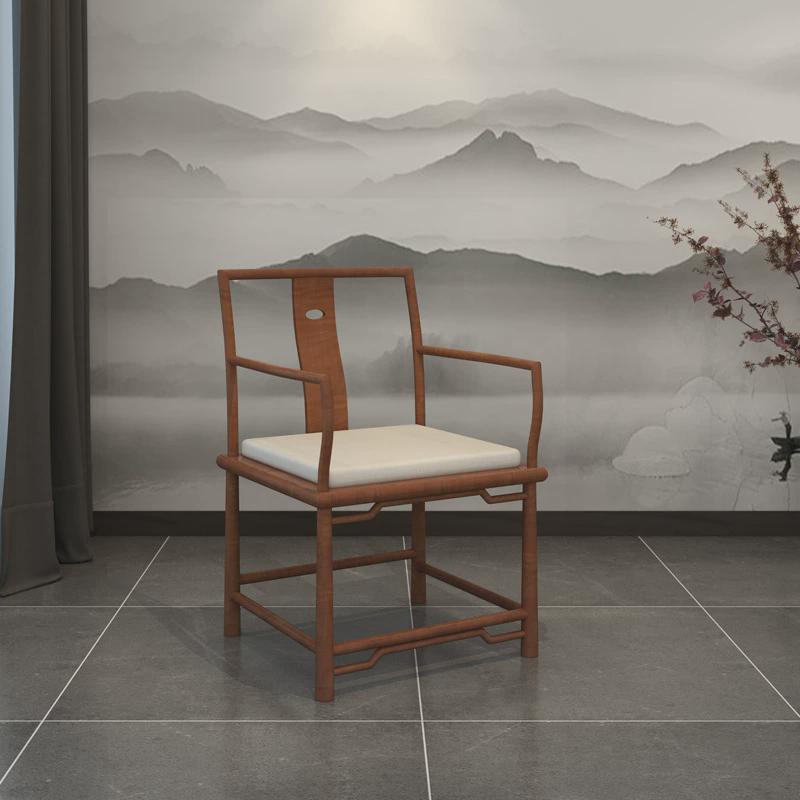 新中式茶桌椅组合功夫禅意茶桌实木茶台办公茶室喝茶桌家用泡茶桌