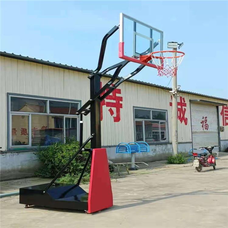 户外儿童家用箱式篮球架室内外成人训练可篮球架升降凹箱移动厂家