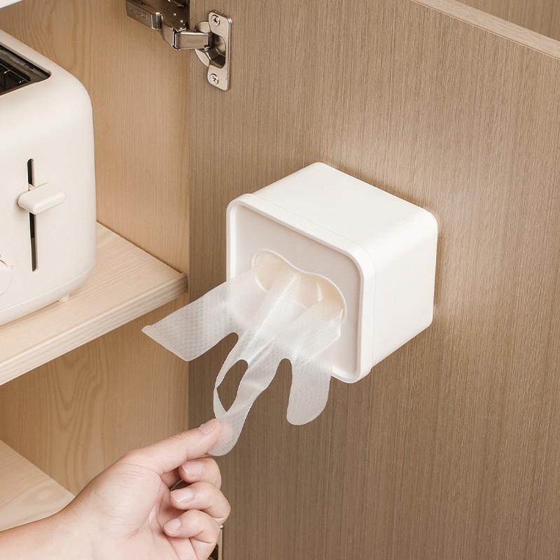 一次性手套收纳盒口罩收纳盒厨房滤网收纳厨房保鲜膜家用壁挂收纳,收纳整理,纸巾盒,淘宝优惠券,粉丝福利购,淘宝优惠卷