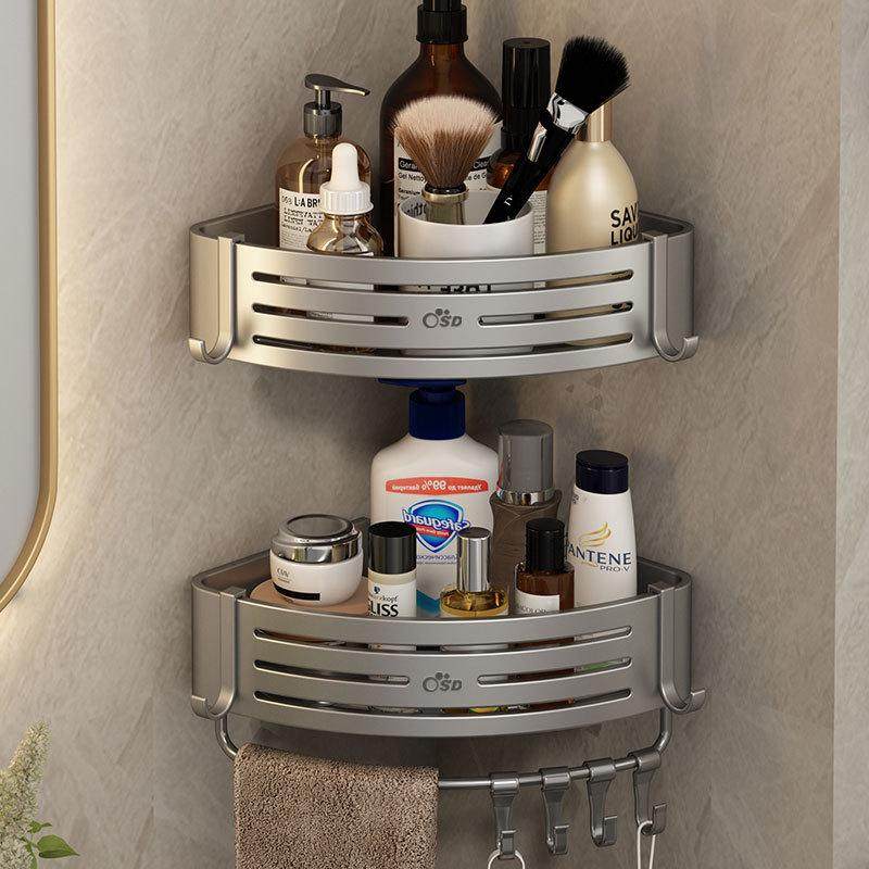 卫生间置物架免打孔浴室三角架厕所洗手间洗漱台转角壁挂收纳架,家装主材,卫浴五金组合套装/挂件套餐,淘宝优惠券,粉丝福利购,淘宝优惠卷