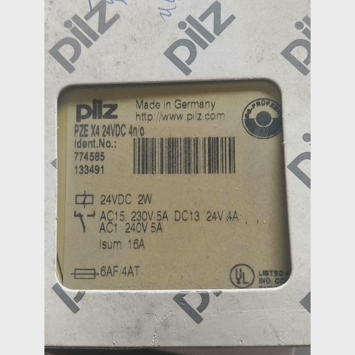 议价德国原装进口皮尔茨安全继电器PZE X4 24VDC 4n/