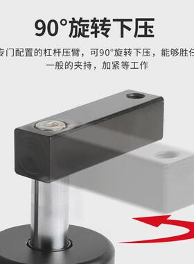 气动夹紧90度ack旋转转角下压小型气缸src25/32/40/50/63x90-r/l