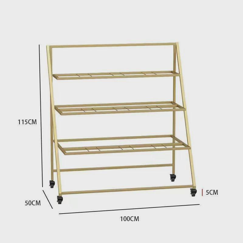 室外摆摊可折叠可移动花店多层花店花架高档架子阶梯花桶展示架