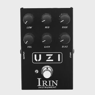 IRIN电吉他效果器驱动踏板效果器模拟失真过载混响吉他单块效果器