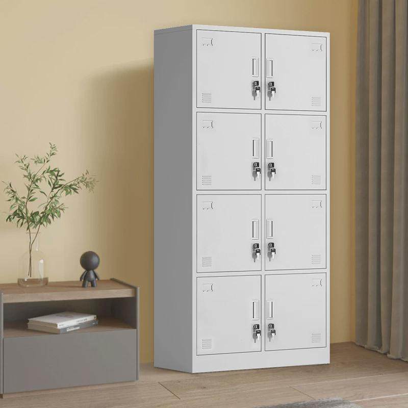 加厚八门钢制更衣柜员工宿舍职工多门储物柜办公文件柜铁皮矮柜子,商业/办公家具,更衣柜,淘宝优惠券,粉丝福利购,淘宝优惠卷