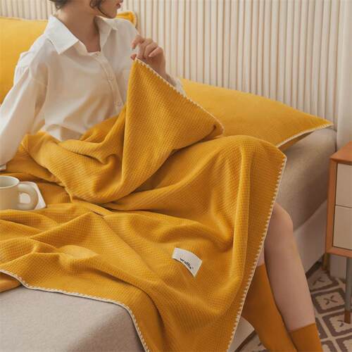 440g软糯宿舍猫毯夏被毯撸四季空调毯华芙绒毛毯礼品加厚毛毯盖毯