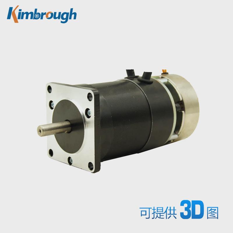 57mm直流刹车无刷电机机身75mm24v69w3000rpm