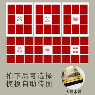 5n九宫格相框摆台多婚纱相框加打印照片相框婚纱照相框宫格相框