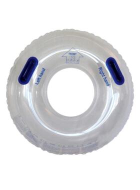 成人黄色皮筏单人加厚浮圈漂流乐园滑道pvc沙滩充气救生圈皮筏圈