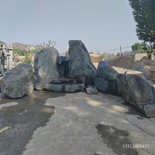 中国黑景观石树池围池庭院柏坡黄地铺石中国黑置石曲阳厂家