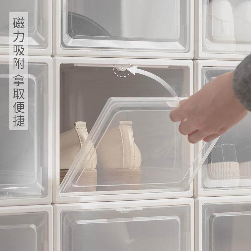 ID3L鞋盒收纳盒透明防尘鞋子鞋柜储物加厚塑料简易鞋架整,收纳整理,桌面收纳盒,淘宝优惠券,粉丝福利购,淘宝优惠卷