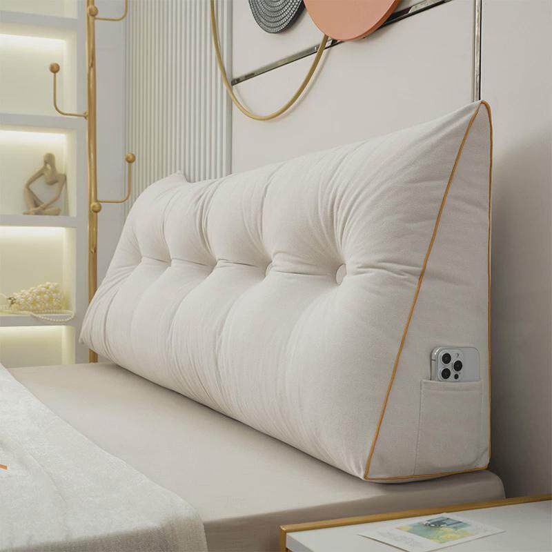 床头靠垫床上靠枕大靠背护腰靠垫背榻榻米软包宿舍卧室简约可拆洗