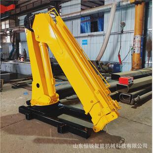 供应液压伸缩式叉车吊臂2-15吨液压伸缩吊臂固定式船用折臂吊机