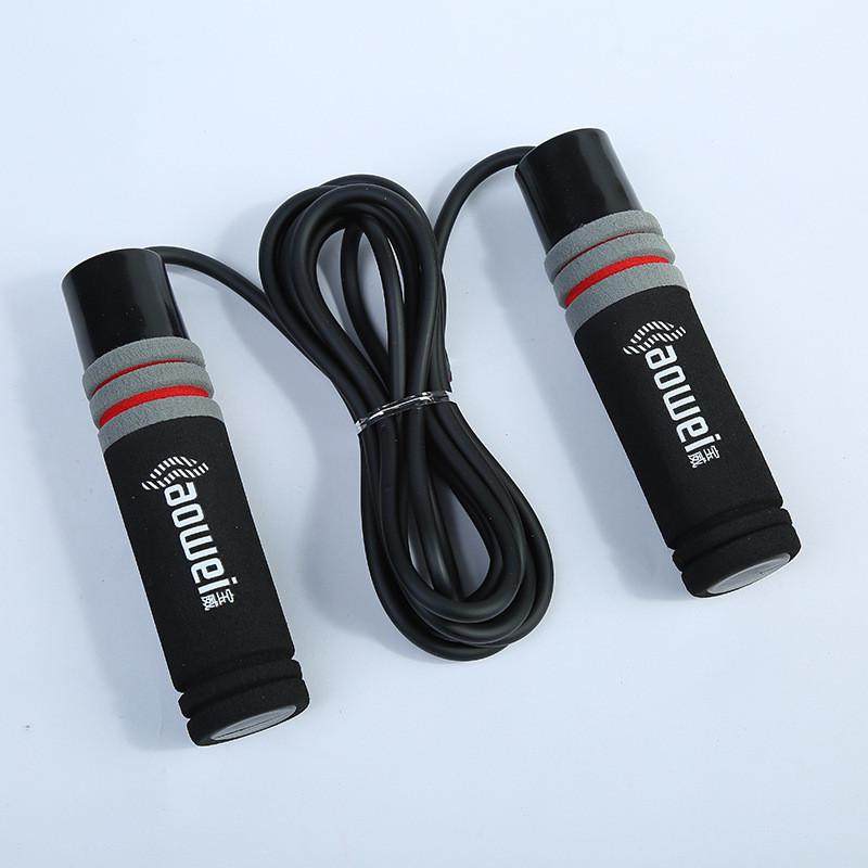 加重健身塑料跳绳可调节泡棉手柄跳绳体育运动器材,运动/瑜伽/健身/球迷用品,跳绳,淘宝优惠券,粉丝福利购,淘宝优惠卷