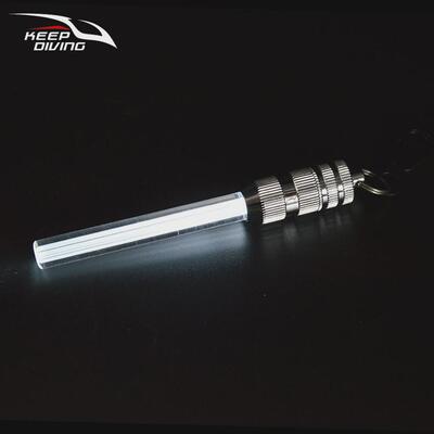 水肺潜水伴潜灯SMB象拔灯水下照明灯LED闪烁荧光棒夜潜尾灯QD-900