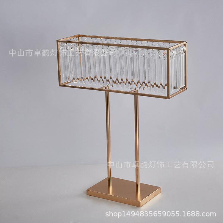 新款婚庆亚克力路引婚礼堂宴会厅渡布置摆件铁艺电舞台装饰桌花器