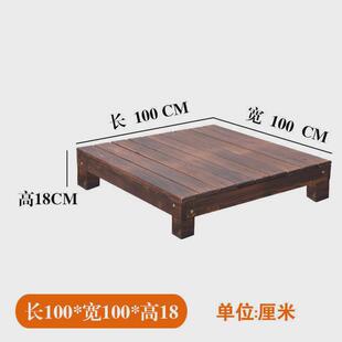 碳化木花园防水地台防晒露台室外阳台地板碳化木板户外庭院子防腐