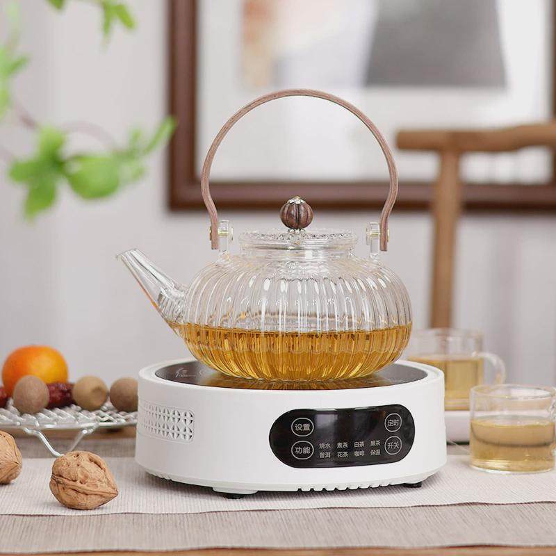 玻璃迷你家用小型铁壶煮茶炉电陶炉煮茶器烧水泡茶电热光波炉