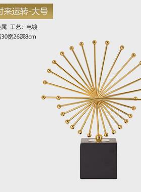 创意玄关金属摆件轻奢现代简约客厅酒柜电视柜北欧家居装饰品批发