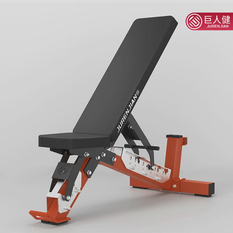 商用哑铃凳专业多功能飞鸟商家用卧推凳健身房仰卧板可调节健身椅
