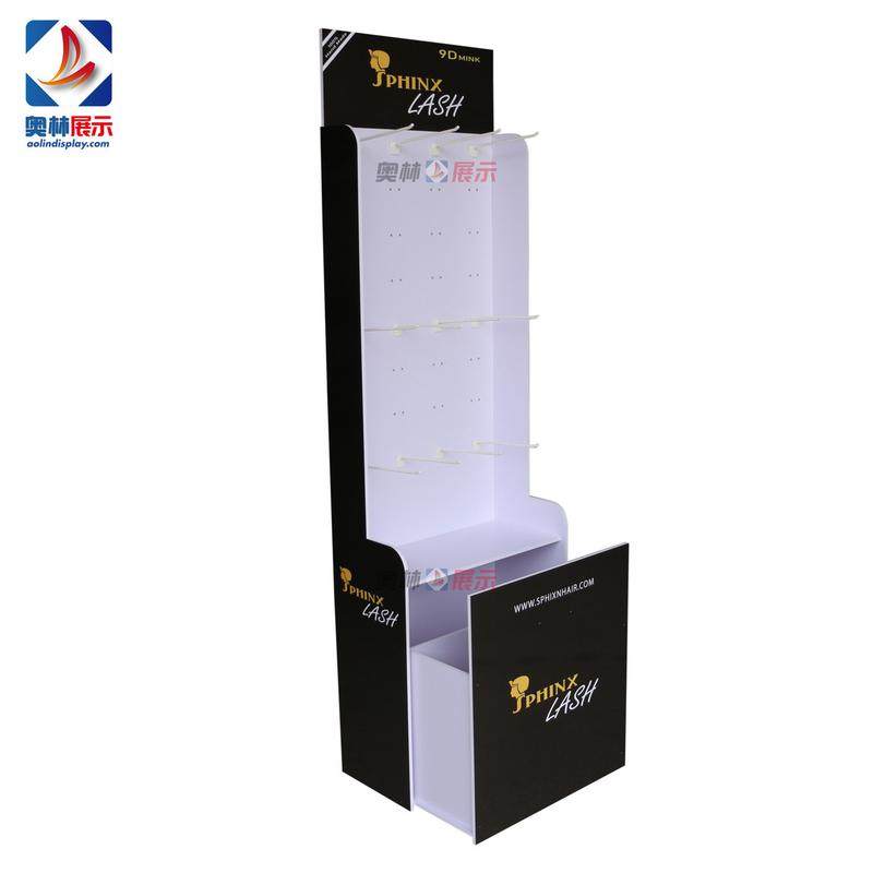 雪弗板展示架PVC发泡板货架带抽屉展示架眼睫毛商超展示,收纳整理,手办收纳盒,淘宝优惠券,粉丝福利购,淘宝优惠卷
