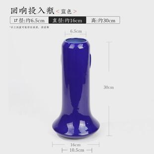 花盆小原流花器陶瓷日式剑山四脚插花底座插花盘双耳瓶旋转组合瓶