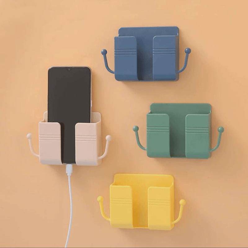【下单立减50】加大背胶壁挂手机收纳盒挂钩免打孔粘贴置物盒QC,收纳整理,手机收纳盒,淘宝优惠券,粉丝福利购,淘宝优惠卷