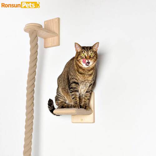 猫爬架梯猫架实木猫咪攀爬架通天绳索大型顶天立地猫跳台猫咪