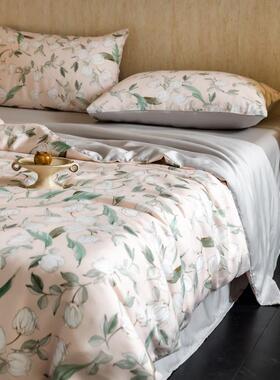 安娜与玫瑰丨60支奥地利兰精天丝四件套夏季碎花莱赛尔卡通冰凉in