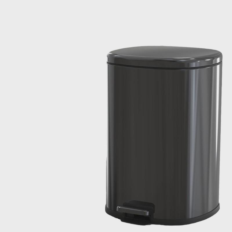 6l抖音爆款商用厨房垃圾桶客厅家用带盖子脚踏式不锈钢大容量