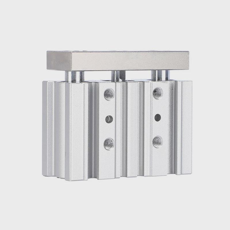 厂家tn气缸三大三杆带导杆12/16-10×20*25轴推力双作用三杆气缸