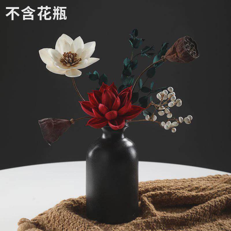 清新干花真花摆件轻奢餐桌花束家居莲蓬禅意装饰花,鲜花速递/花卉仿真/绿植园艺,多肉植物,淘宝优惠券,粉丝福利购,淘宝优惠卷