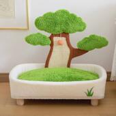 松树猫抓板猫窝一体四季 通用耐磨可拆洗狗窝冬天保暖猫床宠物用品