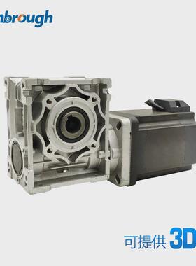 86蜗轮减速无刷电机DC48V659W3000RPM减速比5-100