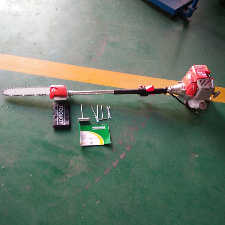 热销伸缩高枝锯不用登高的汽油动力锯工具高空修枝果树伐木德申