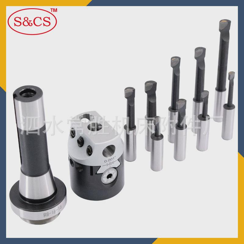 f1镗头公英制镗孔气2寸3寸4寸粗镗头btr8mtc数控nt镗刀杆直柄刀柄