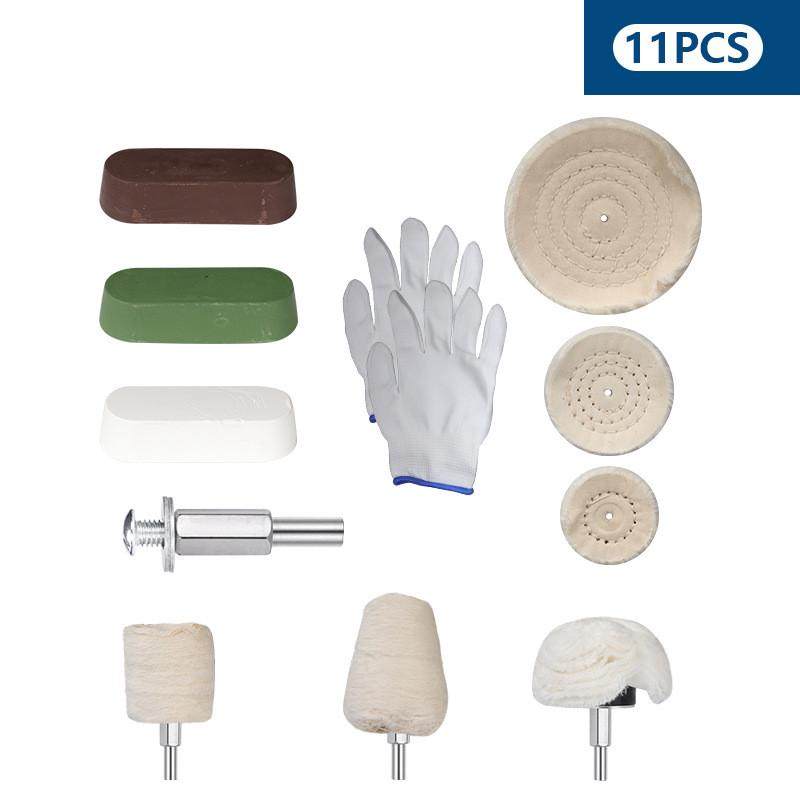 跨境新品棉绒布抛光轮抛光垫抛光膏工具套装抛光上蜡白布轮磨头,五金/工具,其他机械五金,淘宝优惠券,粉丝福利购,淘宝优惠卷