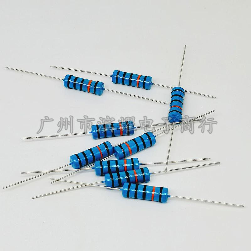 3w欧电阻0.1r0.12r0.15r0.18r0.2r金属膜1%精密五色环