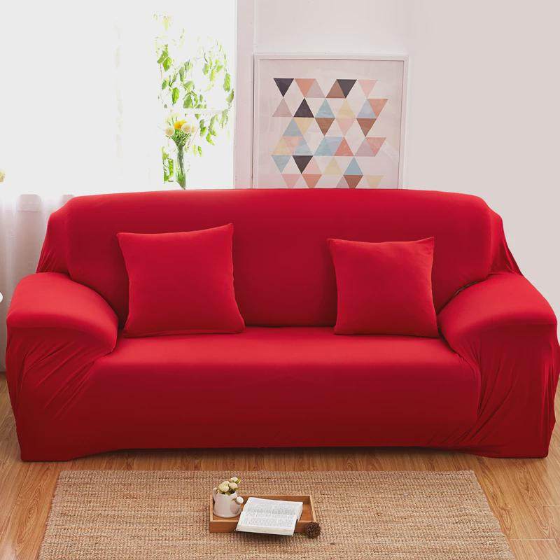 I9AT纯色单人沙发套罩全包弹力老式皮四季通用型2023新款现代