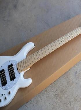 热销5白色白色桃花心木琴体弦护板高品质电吉他工厂直销