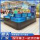 三层固定式 各类海鲜鱼缸池饭店鱼缸超市水产缸海鲜贝壳酒店