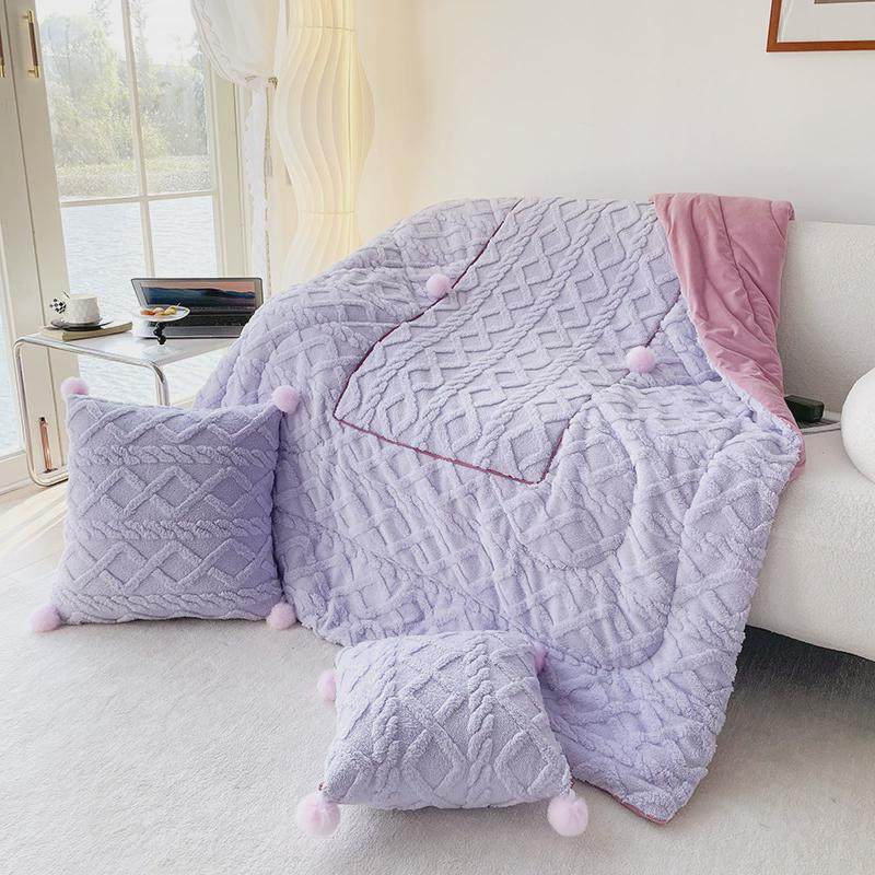 新款冬季加厚塔芙绒绒全抱枕被子两用三合一车用沙发靠垫午睡小被,居家布艺,靠垫/抱枕,淘宝优惠券,粉丝福利购,淘宝优惠卷