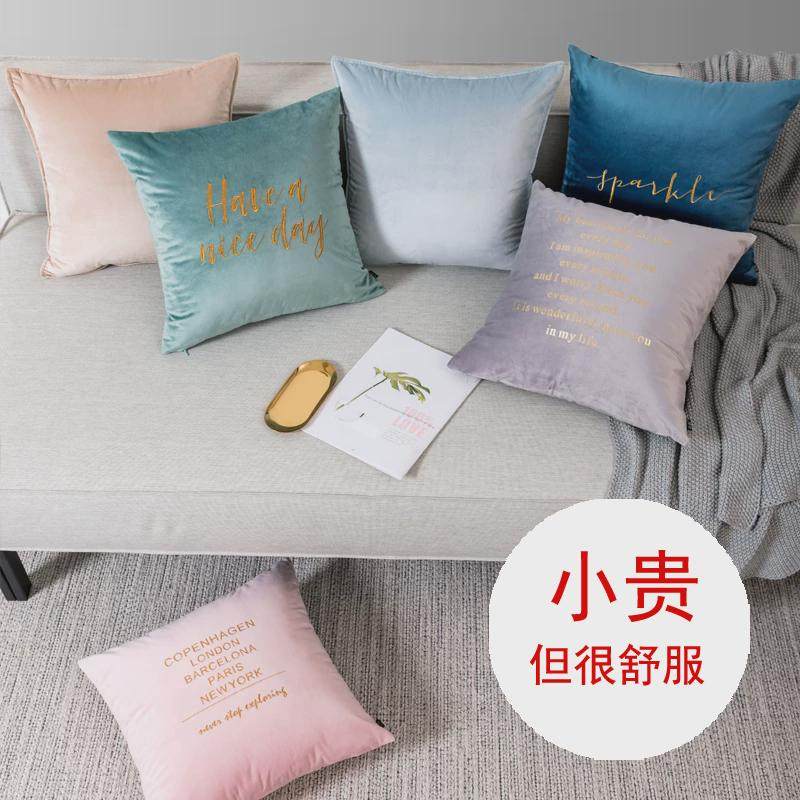 抱枕风丝绒抱枕套靠垫ins沙发座椅床大靠枕套不含芯客厅靠背,居家布艺,靠垫/抱枕,淘宝优惠券,粉丝福利购,淘宝优惠卷