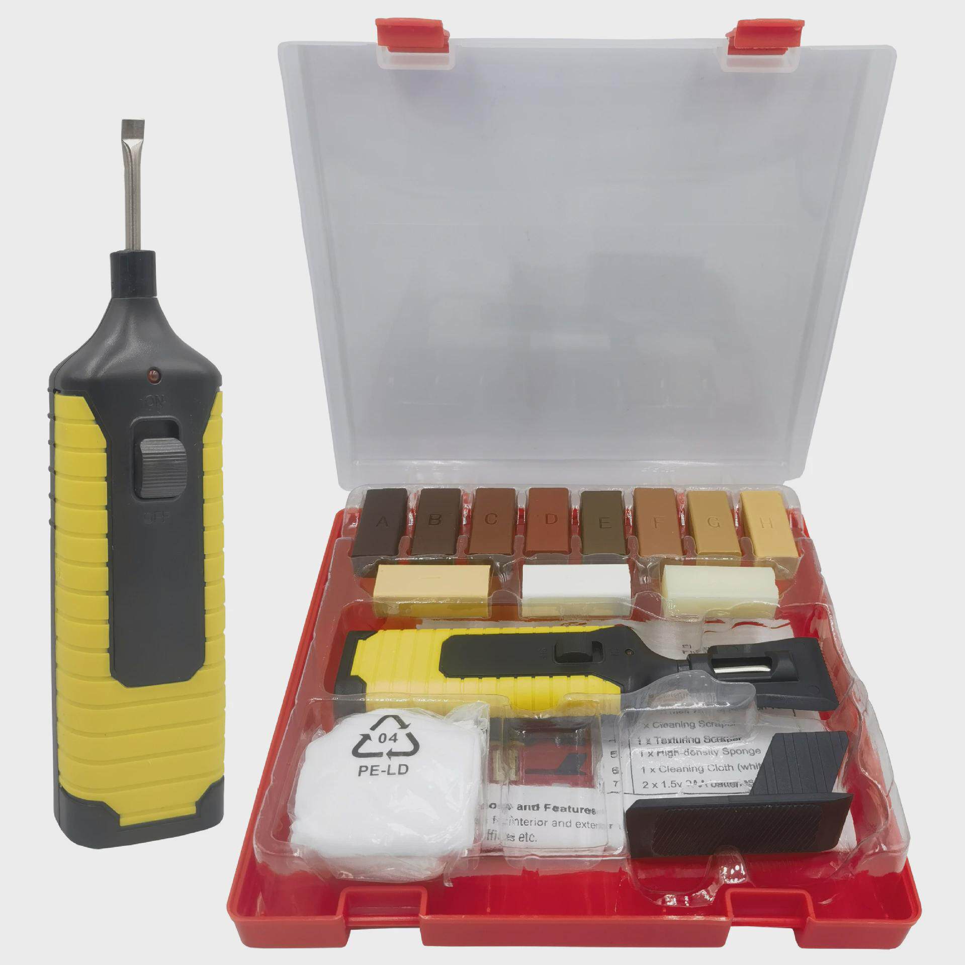 批发地板修补工具套装家用木家具修复工具地板蜡填充美缝工具