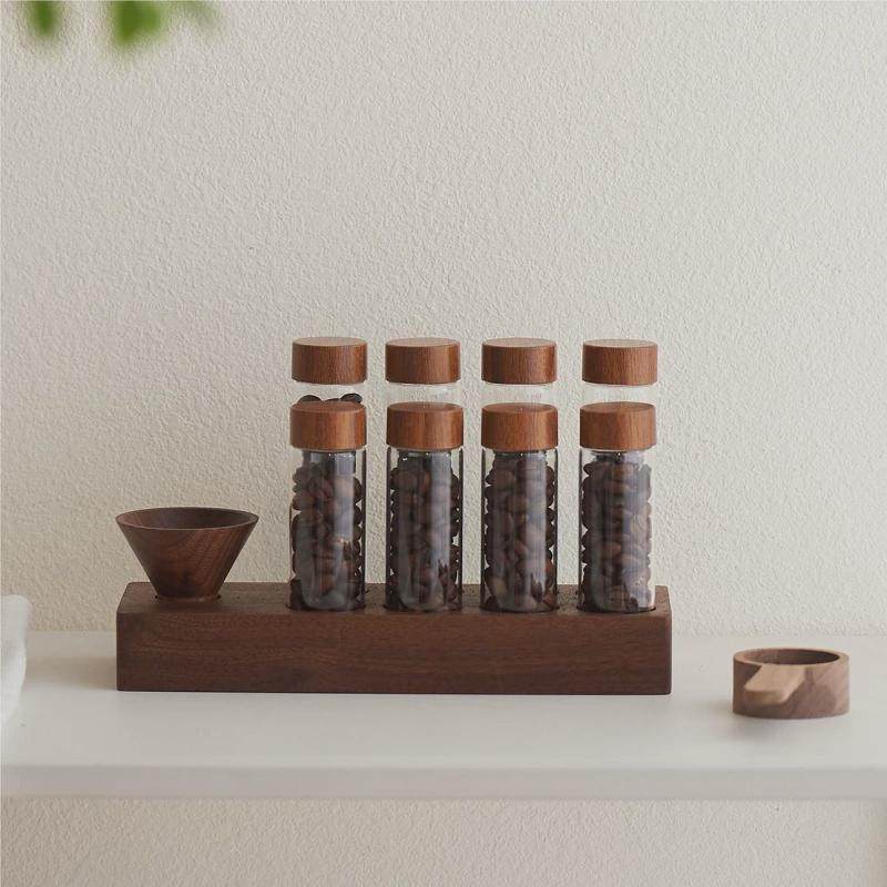 肆月咖啡豆单次玻璃分装试管单管收纳密封罐咖啡粉保存器具闻香瓶,餐饮具,配套器具,淘宝优惠券,粉丝福利购,淘宝优惠卷