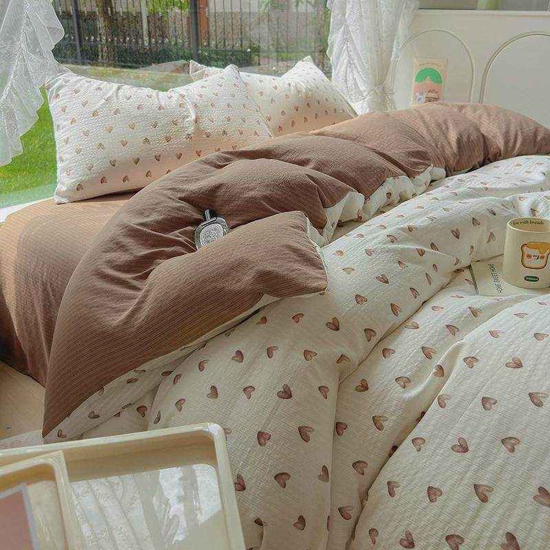 秋季小清新被套三件套南通家纺床上用品学生宿舍床单四件套批发,床上用品,床品套件/四件套/多件套,淘宝优惠券,粉丝福利购,淘宝优惠卷