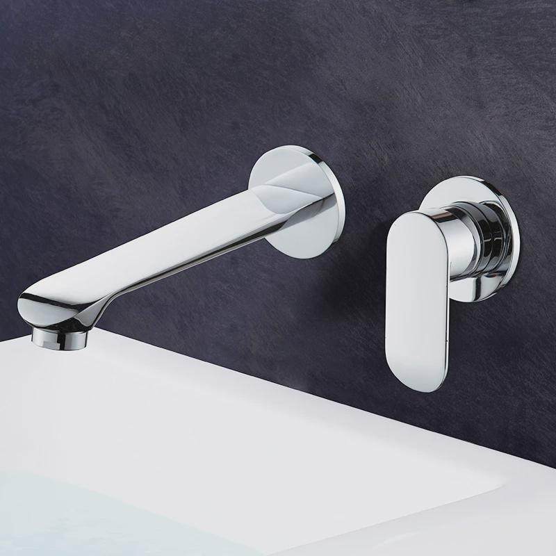 全铜暗装入墙台面盆水龙头分体预埋式墙出冷热嵌入式双孔酒店龙头,家装主材,面盆龙头,淘宝优惠券,粉丝福利购,淘宝优惠卷